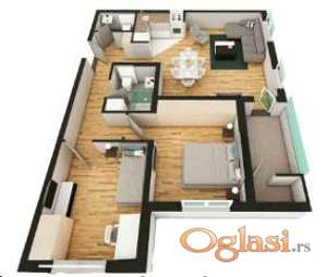 ~ Trosoban stan sa PDV-om u potezu Heroja Pinkija ~